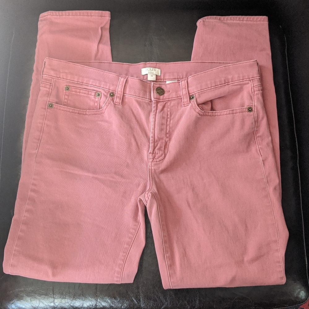 Perfect pink jeans from J. Crew!